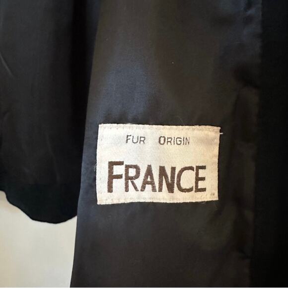 Vintage Mob Wives Boho Animal Print Oversized Authentic Fur Coat With Suede Trim - Picture 8 of 8